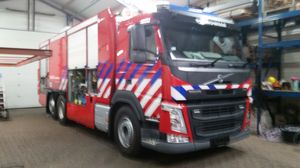 Complete conserveren brandweerauto Ziegler Winschoten vanaf het chassis tot complete opbouw.